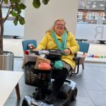 Picture of Celia, one of Richmond AID's dedicated trustees and a tenant of Richmond Housing Partnership (RHP).